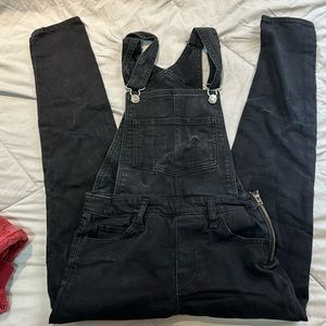 Levi’s washed black overalls